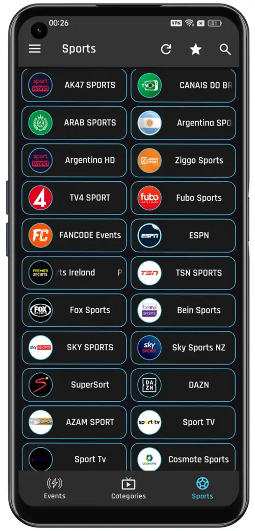 AK47 Sports App (OFFICIAL 2026) – Watch HD Sports/Live TV AK47 Sports Overview 3
