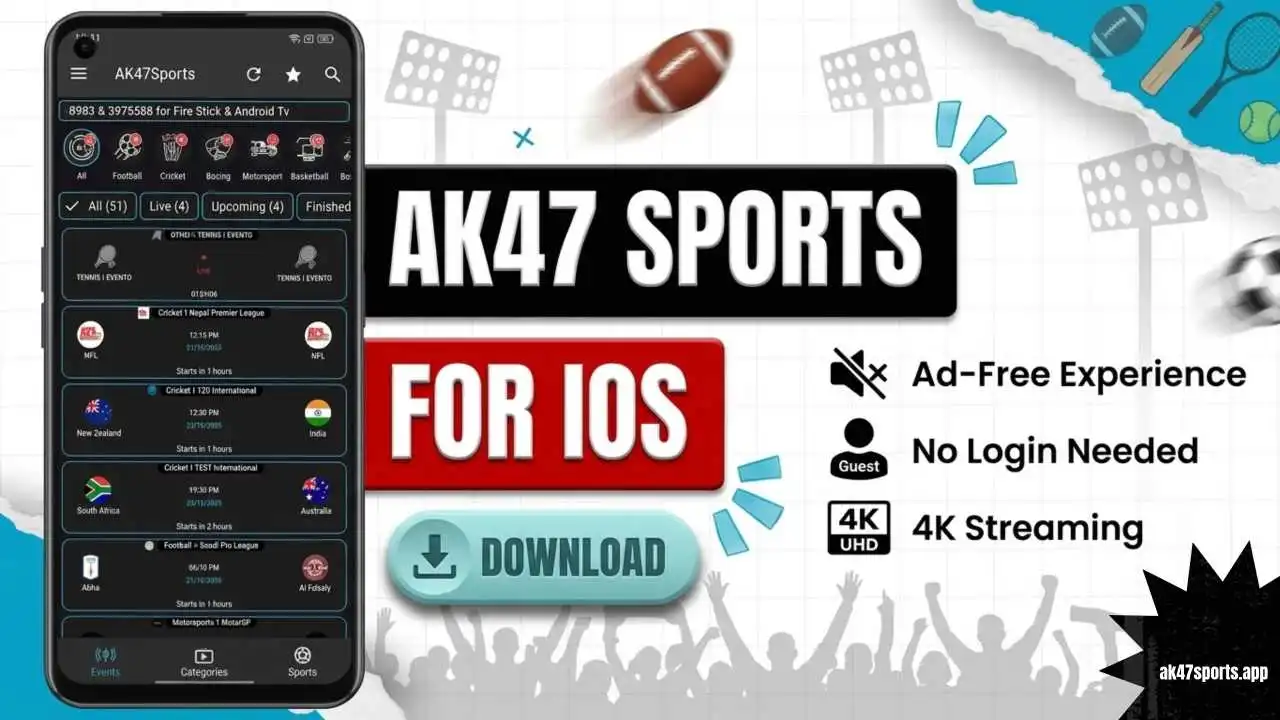 Download AK47 Sports For iOS (iPhone/iPad) 2026 AK47 Sports For iOS